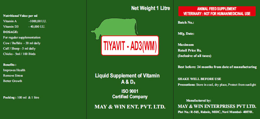 Animal Vitamin Supplements